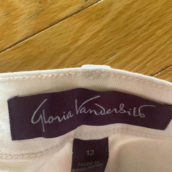 🔴 2 for $25 Gloria Vanderbilt light pink jeans size 12 Avery high rise - Picture 6 of 12